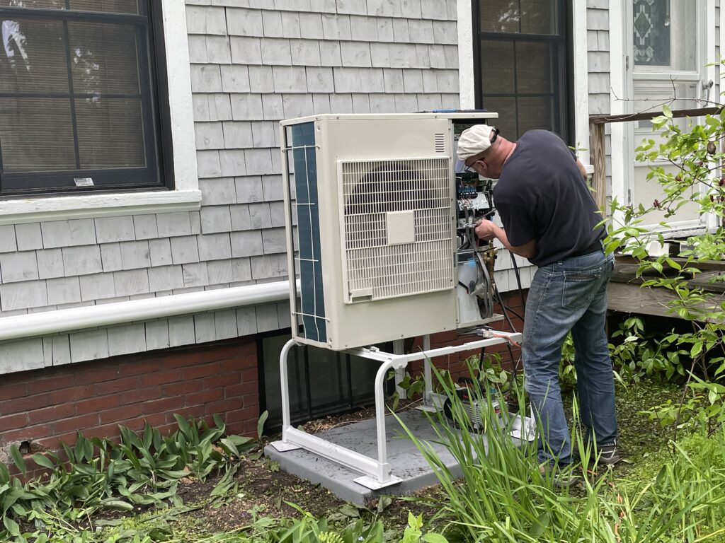 Whole-House Mini Split Heat Pump Installation – Peaks Island, Maine