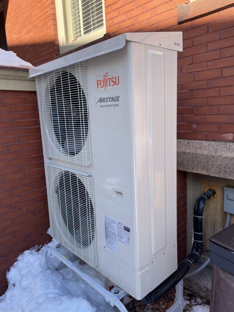 Fujitsu VRF Heat Pump Installation in Portland, Maine